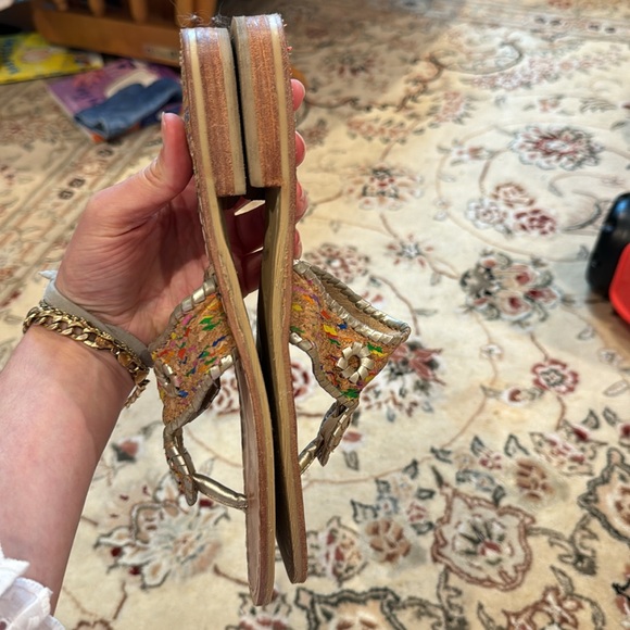 JACK ROGERS Jacks Flat Colorful Cork Women's Sandals size 8 - Picture 5 of 9